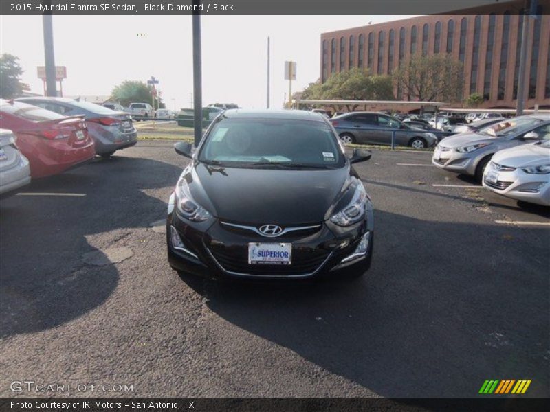 Black Diamond / Black 2015 Hyundai Elantra SE Sedan