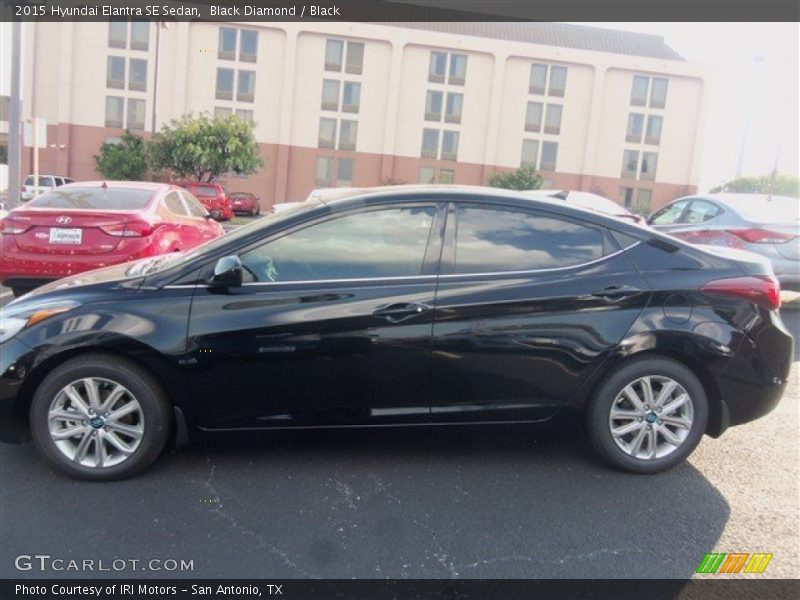 Black Diamond / Black 2015 Hyundai Elantra SE Sedan