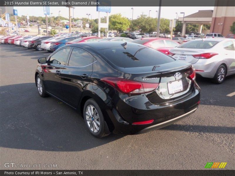 Black Diamond / Black 2015 Hyundai Elantra SE Sedan