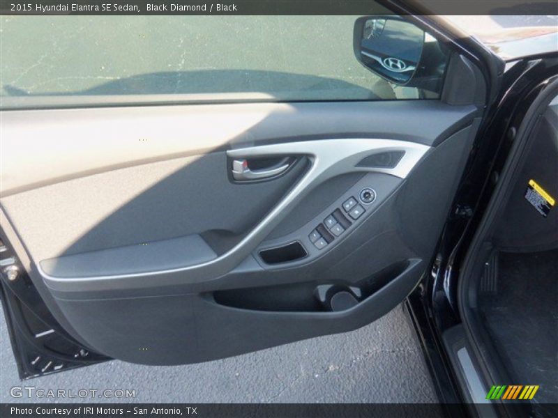 Black Diamond / Black 2015 Hyundai Elantra SE Sedan