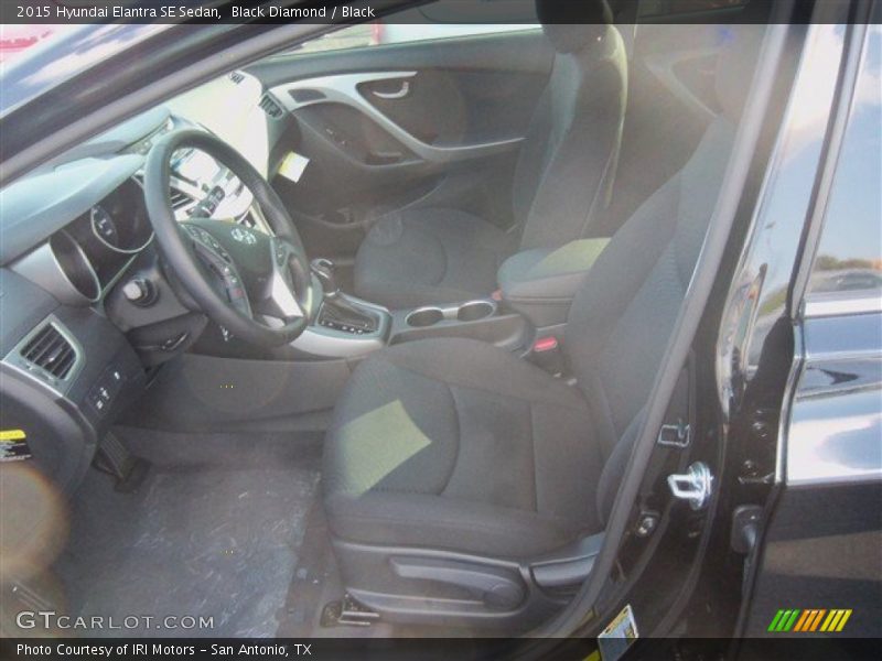 Black Diamond / Black 2015 Hyundai Elantra SE Sedan