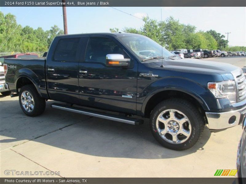 Blue Jeans / Black 2014 Ford F150 Lariat SuperCrew 4x4