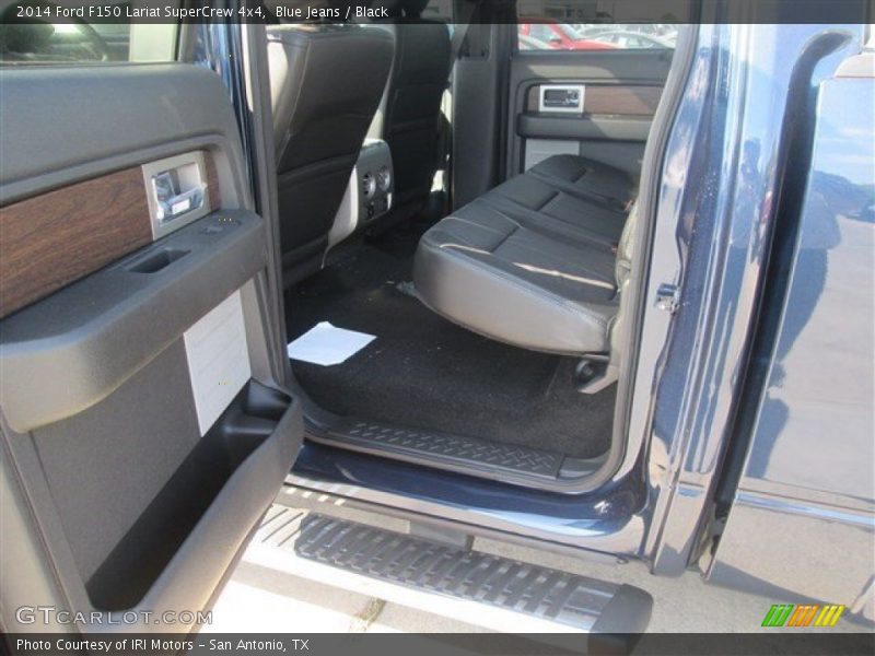 Blue Jeans / Black 2014 Ford F150 Lariat SuperCrew 4x4