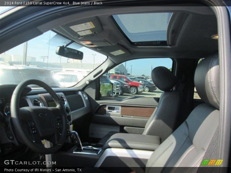 Blue Jeans / Black 2014 Ford F150 Lariat SuperCrew 4x4