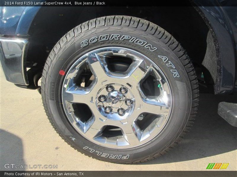 Blue Jeans / Black 2014 Ford F150 Lariat SuperCrew 4x4