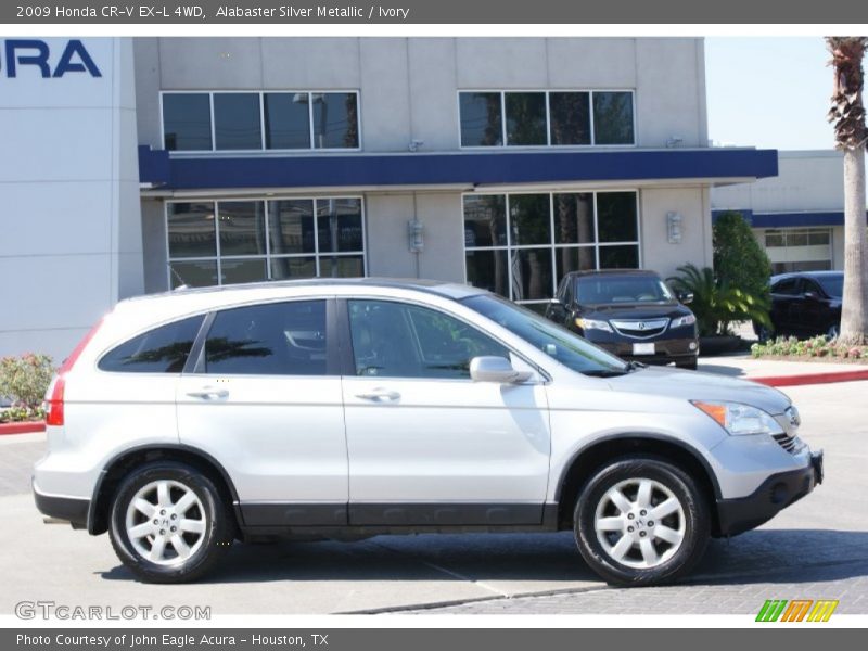 Alabaster Silver Metallic / Ivory 2009 Honda CR-V EX-L 4WD