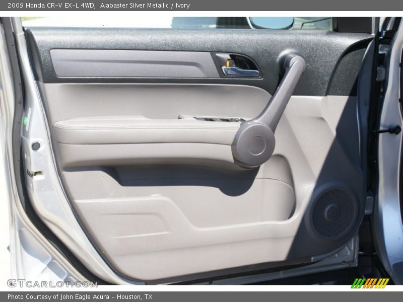 Alabaster Silver Metallic / Ivory 2009 Honda CR-V EX-L 4WD