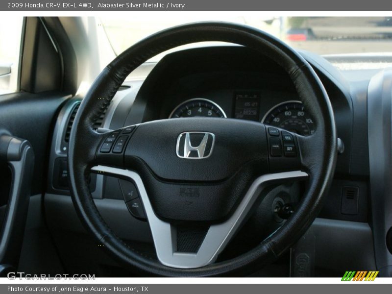 Alabaster Silver Metallic / Ivory 2009 Honda CR-V EX-L 4WD