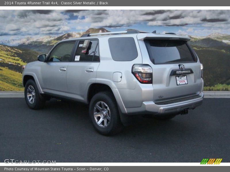 Classic Silver Metallic / Black 2014 Toyota 4Runner Trail 4x4