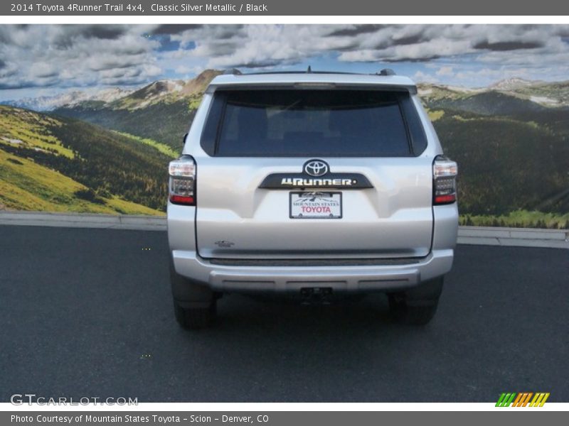 Classic Silver Metallic / Black 2014 Toyota 4Runner Trail 4x4