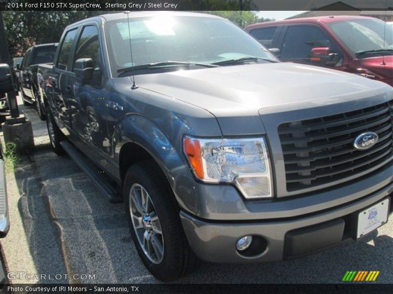 Sterling Grey / Steel Grey 2014 Ford F150 STX SuperCrew