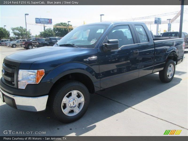Blue Jeans / Steel Grey 2014 Ford F150 XL SuperCab
