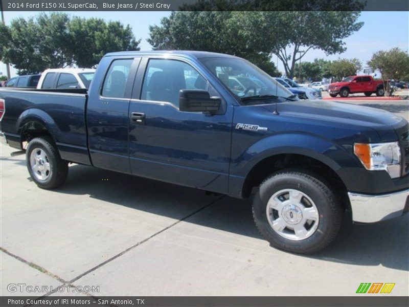 Blue Jeans / Steel Grey 2014 Ford F150 XL SuperCab