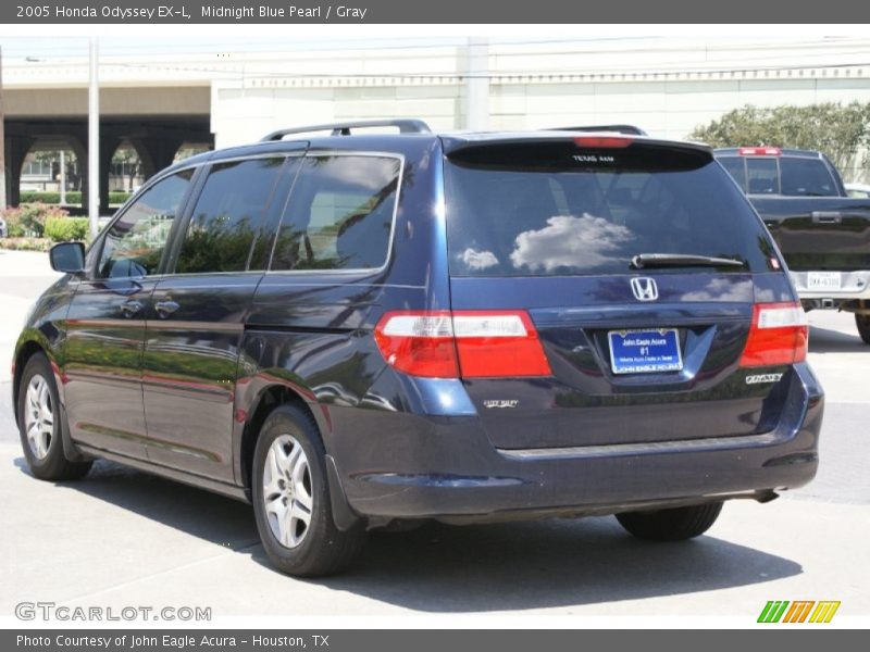 Midnight Blue Pearl / Gray 2005 Honda Odyssey EX-L