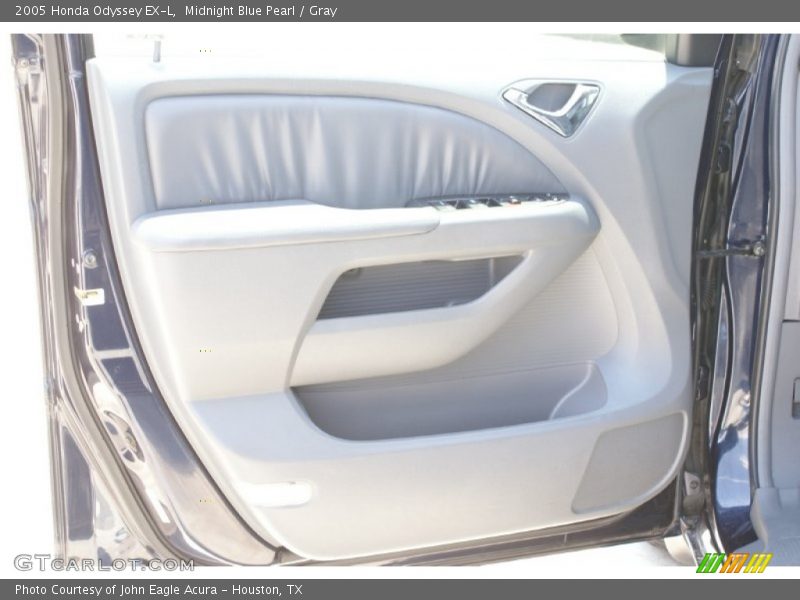 Midnight Blue Pearl / Gray 2005 Honda Odyssey EX-L