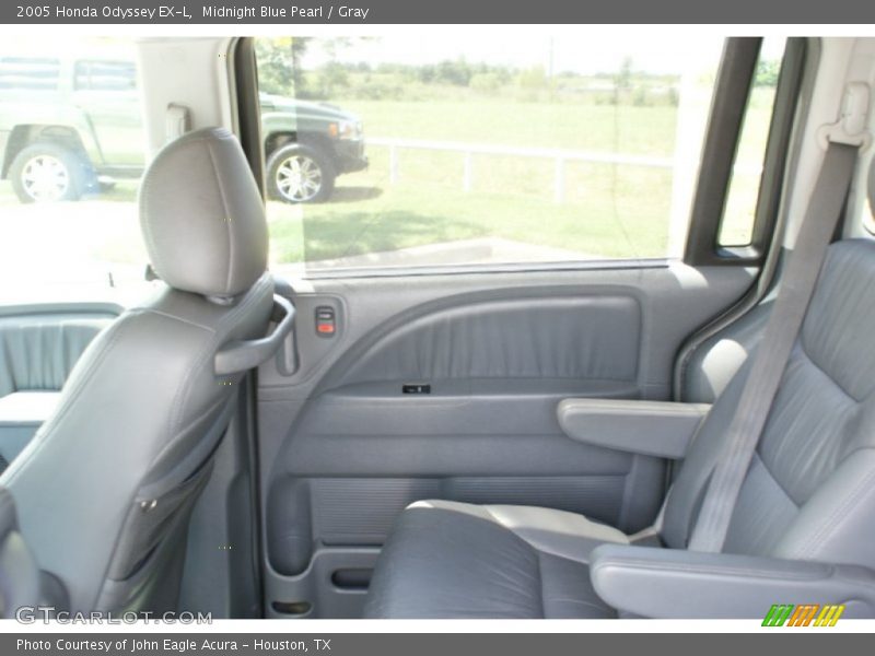 Midnight Blue Pearl / Gray 2005 Honda Odyssey EX-L
