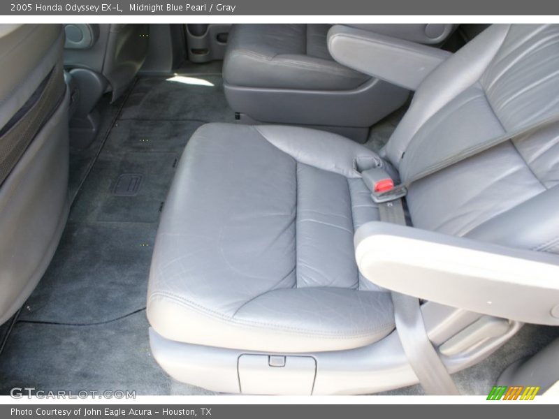 Midnight Blue Pearl / Gray 2005 Honda Odyssey EX-L