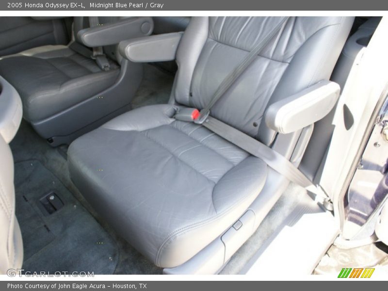 Midnight Blue Pearl / Gray 2005 Honda Odyssey EX-L