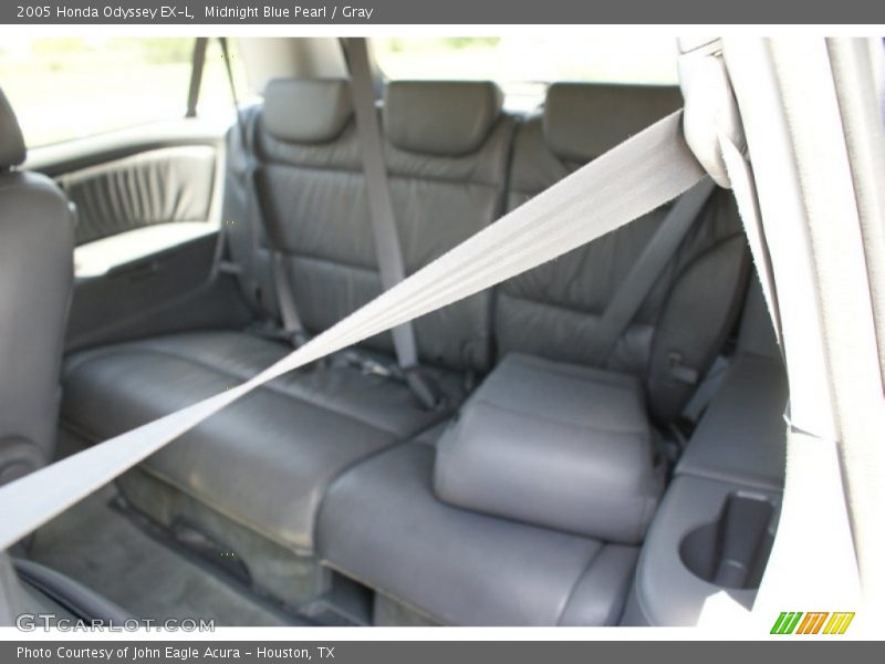 Midnight Blue Pearl / Gray 2005 Honda Odyssey EX-L