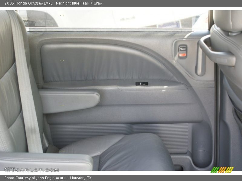 Midnight Blue Pearl / Gray 2005 Honda Odyssey EX-L
