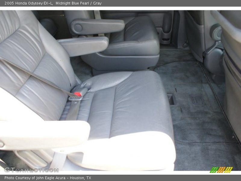 Midnight Blue Pearl / Gray 2005 Honda Odyssey EX-L