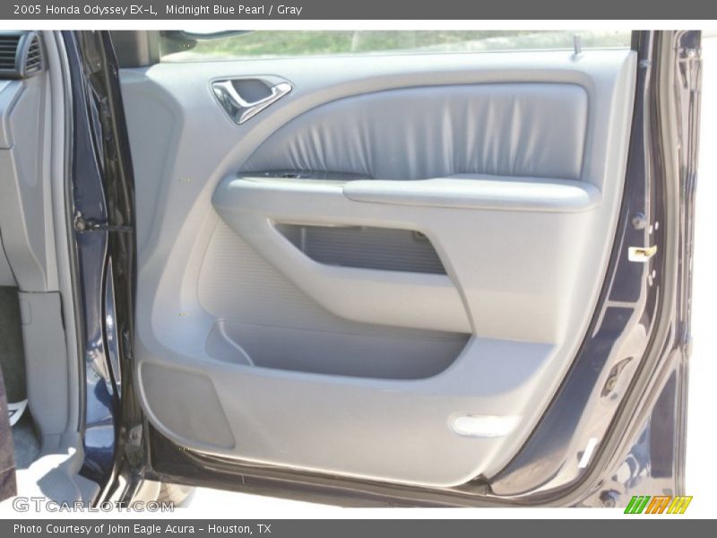 Midnight Blue Pearl / Gray 2005 Honda Odyssey EX-L