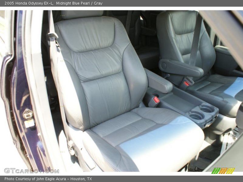 Midnight Blue Pearl / Gray 2005 Honda Odyssey EX-L