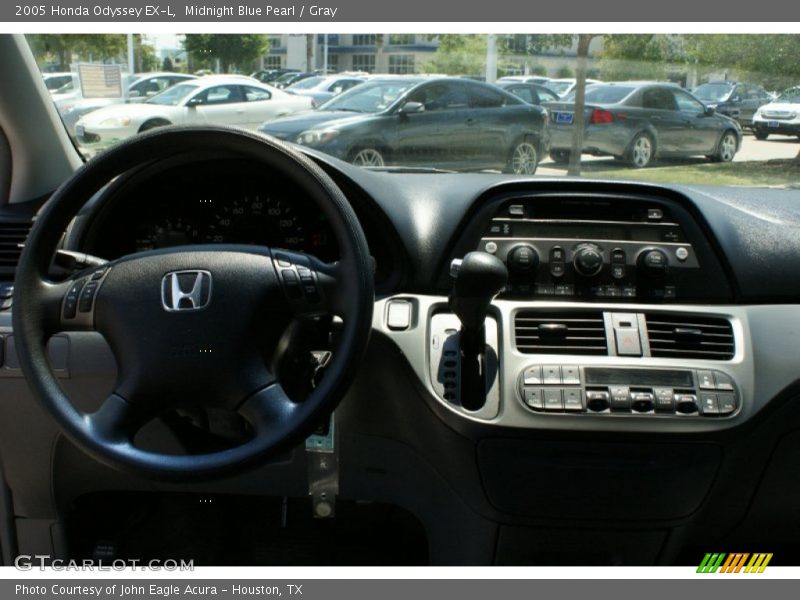Midnight Blue Pearl / Gray 2005 Honda Odyssey EX-L