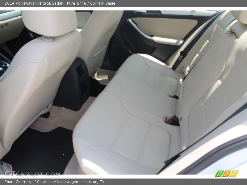 Pure White / Cornsilk Beige 2014 Volkswagen Jetta SE Sedan