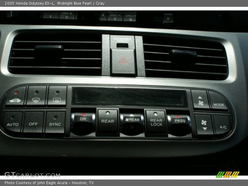 Midnight Blue Pearl / Gray 2005 Honda Odyssey EX-L