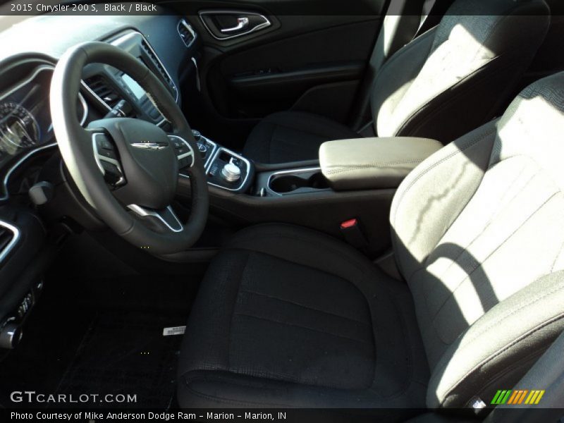 Black / Black 2015 Chrysler 200 S