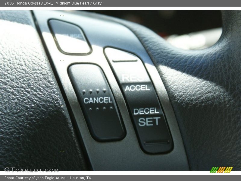 Midnight Blue Pearl / Gray 2005 Honda Odyssey EX-L