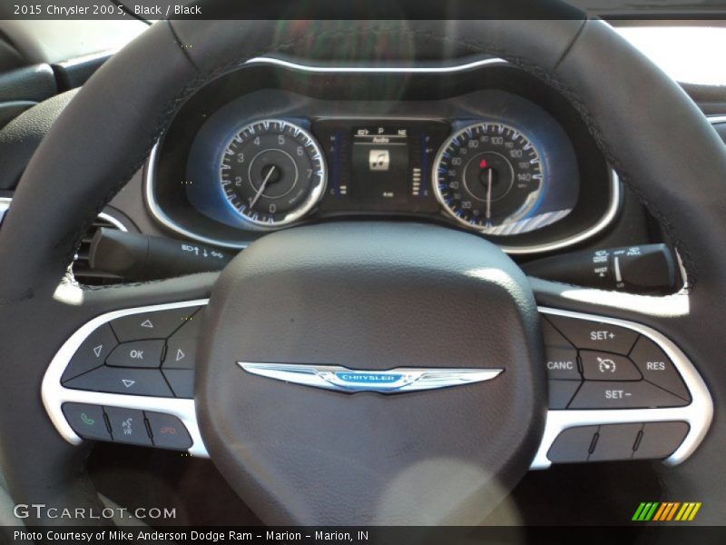 Black / Black 2015 Chrysler 200 S
