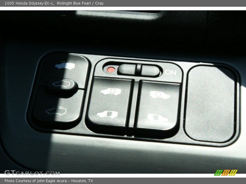 Midnight Blue Pearl / Gray 2005 Honda Odyssey EX-L