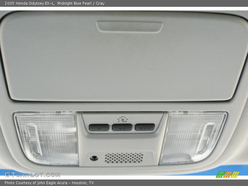 Midnight Blue Pearl / Gray 2005 Honda Odyssey EX-L