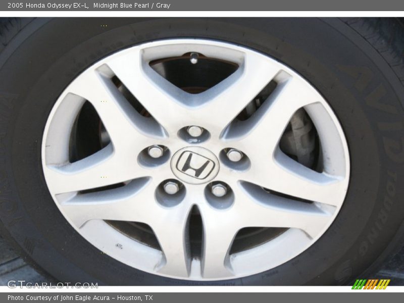 Midnight Blue Pearl / Gray 2005 Honda Odyssey EX-L