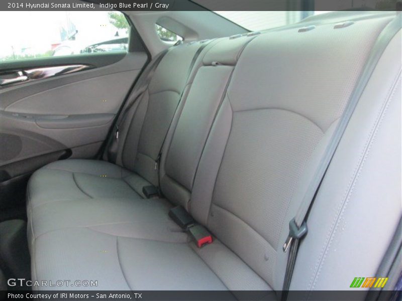 Indigo Blue Pearl / Gray 2014 Hyundai Sonata Limited