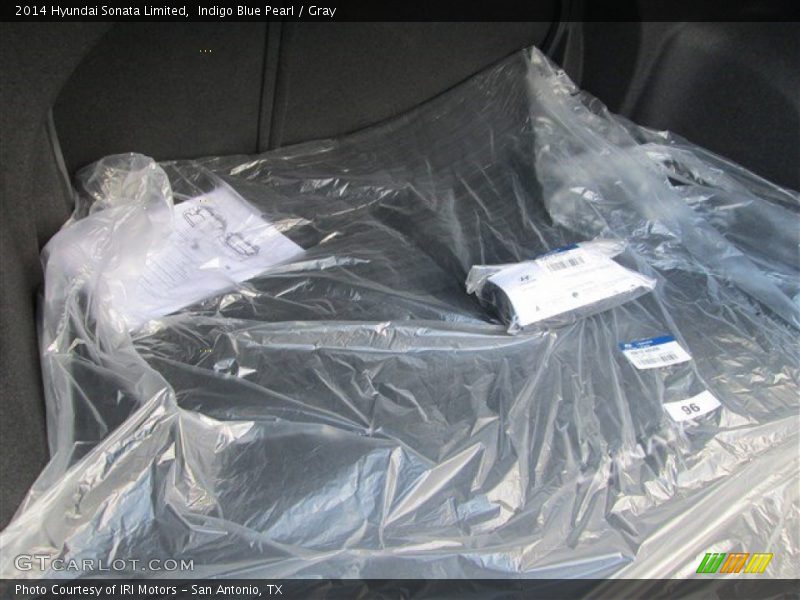 Indigo Blue Pearl / Gray 2014 Hyundai Sonata Limited