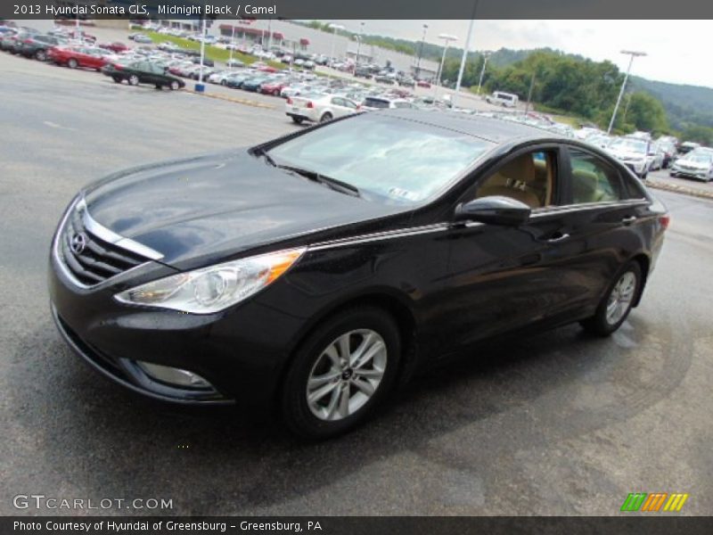 Midnight Black / Camel 2013 Hyundai Sonata GLS
