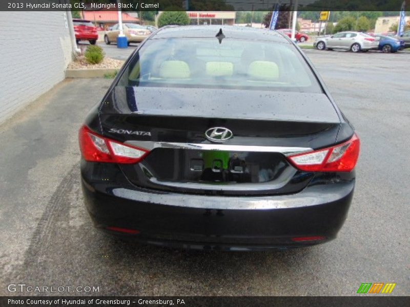 Midnight Black / Camel 2013 Hyundai Sonata GLS