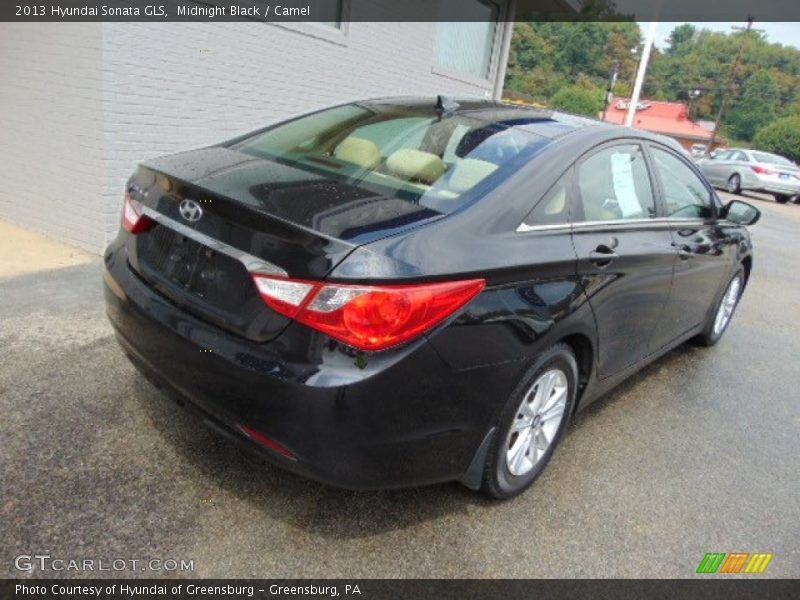 Midnight Black / Camel 2013 Hyundai Sonata GLS