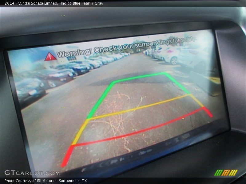 Indigo Blue Pearl / Gray 2014 Hyundai Sonata Limited
