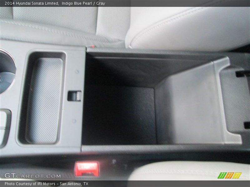 Indigo Blue Pearl / Gray 2014 Hyundai Sonata Limited