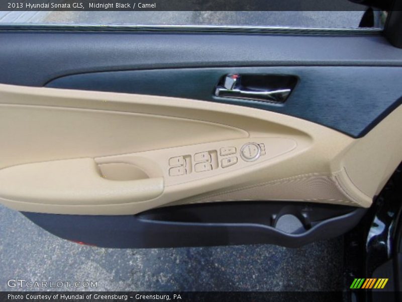 Midnight Black / Camel 2013 Hyundai Sonata GLS