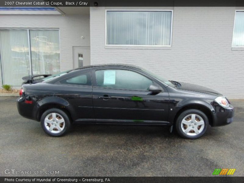 Black / Gray 2007 Chevrolet Cobalt LS Coupe