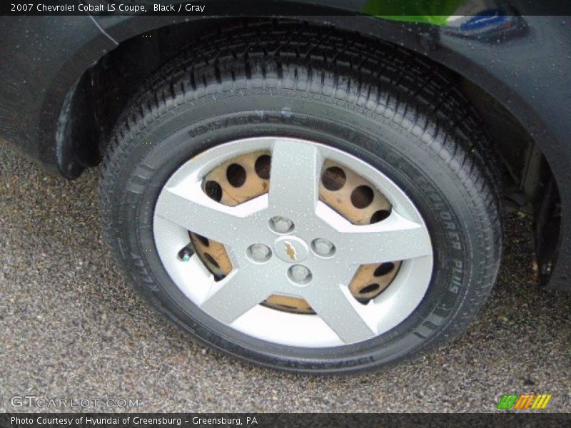 Black / Gray 2007 Chevrolet Cobalt LS Coupe