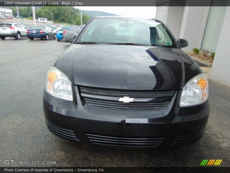 Black / Gray 2007 Chevrolet Cobalt LS Coupe