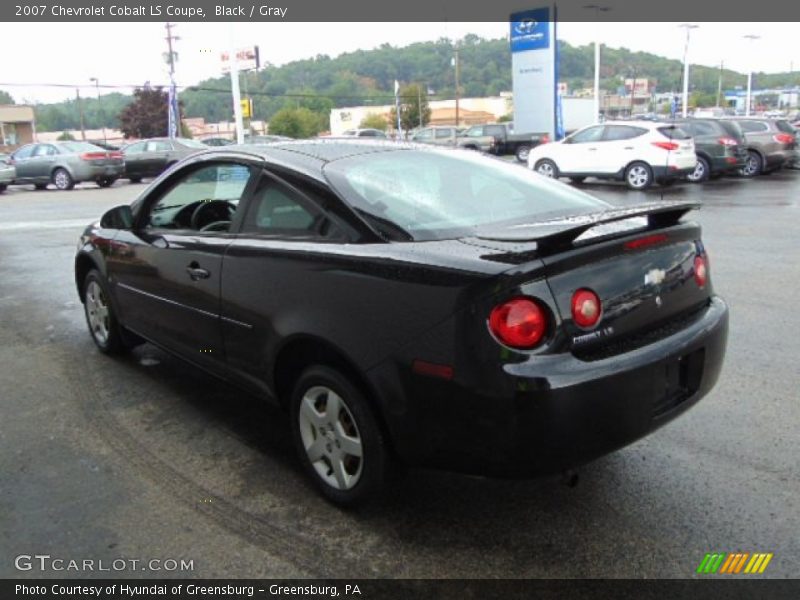Black / Gray 2007 Chevrolet Cobalt LS Coupe