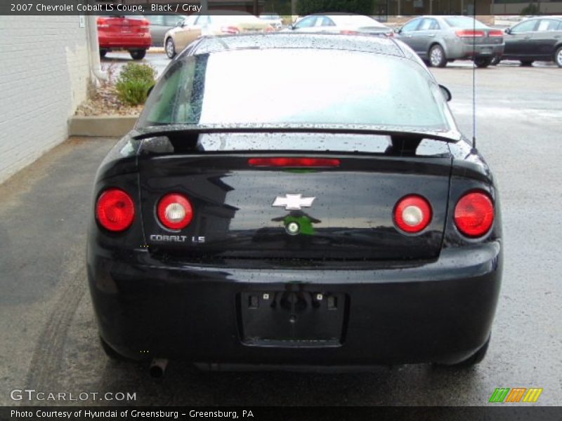Black / Gray 2007 Chevrolet Cobalt LS Coupe