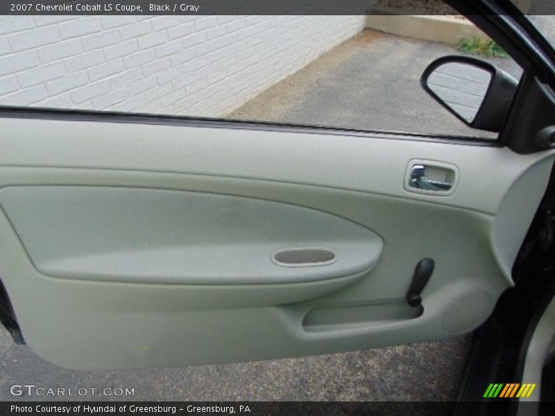 Black / Gray 2007 Chevrolet Cobalt LS Coupe